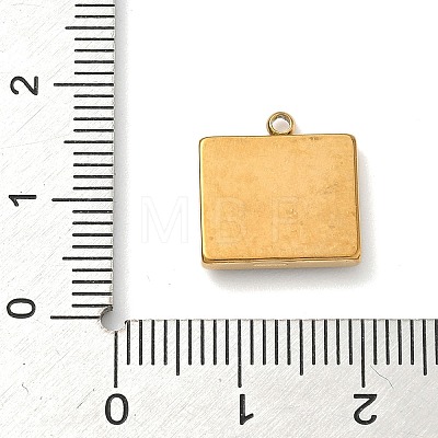 304 Stainless Steel Enamel Charms STAS-I359-02G-04-1