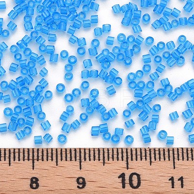 Transparent Glass Cylinder Beads SEED-S047-I-002-1