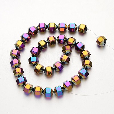 Electroplate Non-magnetic Synthetic Hematite Bead Strands G-F300-29A-1