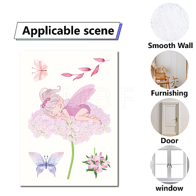 16 Sheets 8 Styles Waterproof PVC Wall Stickers DIY-WH0345-012-1