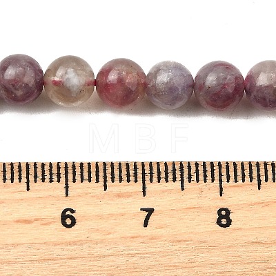 Natural Purple Red Tourmaline  Beads Strands G-N327-02A-01-1