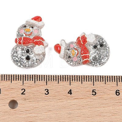 Christmas Series Cute Transparent Resin Decoden Cabochons RESI-S03-03B-1