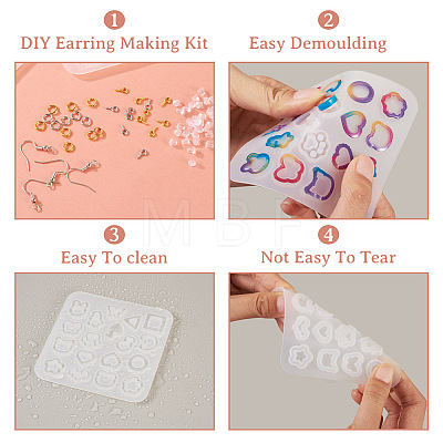 DIY Earring Making Kits DIY-TA0004-27-1