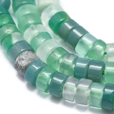 Natural Green Onyx Agate Beads Strands G-A177-01L-11-1