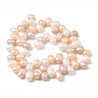 Natural Cultured Freshwater Pearl Beads Strands PEAR-I007-04F-01B-1