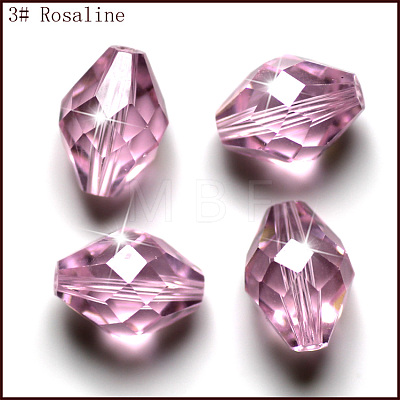 Imitation Austrian Crystal Beads SWAR-F054-13x10mm-03-1