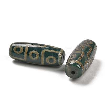 Tibetan Style dZi Beads TDZI-R002-02F-1