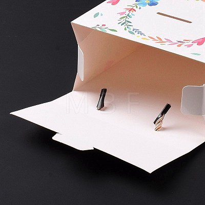 Rectangle Paper Gift Boxes with Handle Rope CON-B010-03A-1