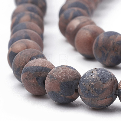 Synthetic Goldstone Beads Strands G-T106-008C-1