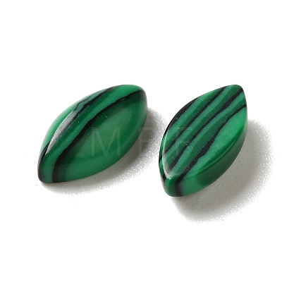 Synthetic Malachite Cabochons G-F772-01B-22-1