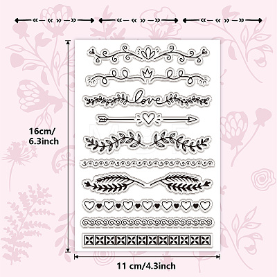 Custom PVC Plastic Clear Stamps DIY-WH0439-0058-1