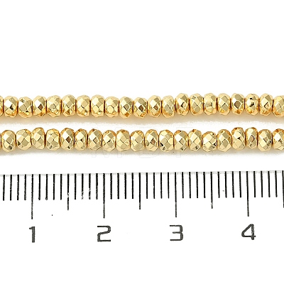 Electroplated Synthetic Non-Magnetic Hematite Beads Strands G-H020-D01-03-1