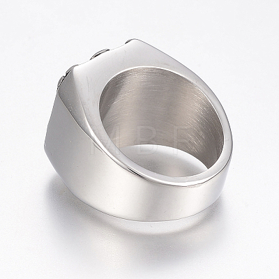304 Stainless Steel Finger Rings RJEW-G091-23-AS-1