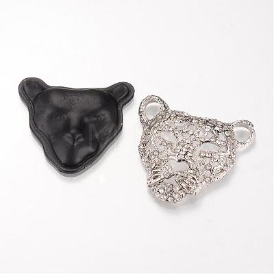 Alloy Rhinestone Pendants PALLOY-R094-11-1