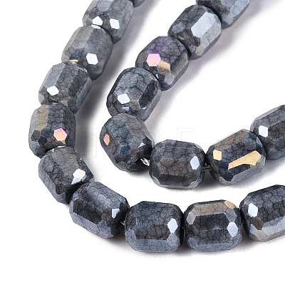 Anti-Tarnish Electroplate Glass Beads Strands EGLA-N027-03A-18-1