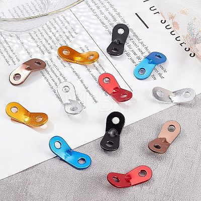 SUPERFINDINGS 36Pcs 6 Colors Aluminum Alloy Guyline Cord Adjuster AJEW-FH0001-45-1