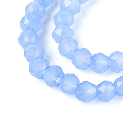 Imitation Jade Glass Beads Strands GLAA-T028-2mm-11L-1