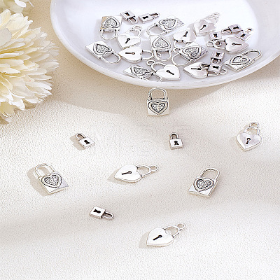 30Pcs 3 Styles Tibetan Style Alloy Charms TIBEP-LP0001-22-1