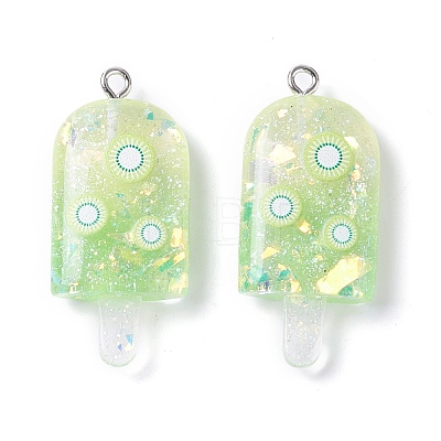 Resin Pendants RESI-M024-02A-1