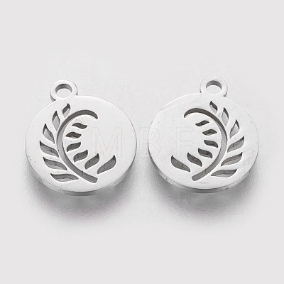 304 Stainless Steel Charms STAS-Q201-T190-1