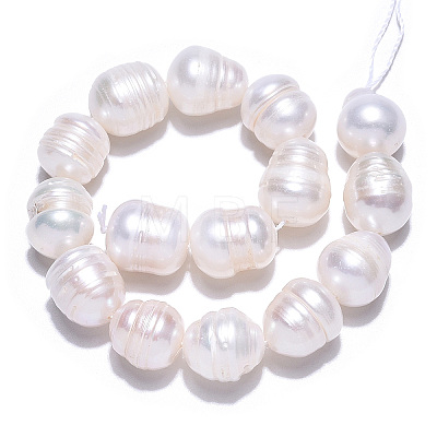 Natural Cultured Freshwater Pearl Beads Strands PEAR-N012-10D-1