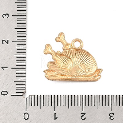Thanksgiving Day Alloy Enamel Pendants FIND-Z064-03G-1