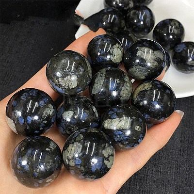 Natural Glaucophane Crystal Ball PW-WG98470-01-1