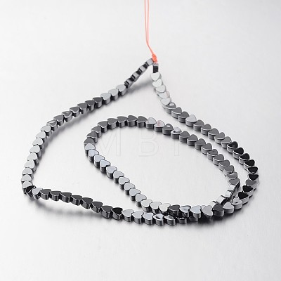 Non-magnetic Synthetic Hematite Bead Strands G-F300-23A-09-1