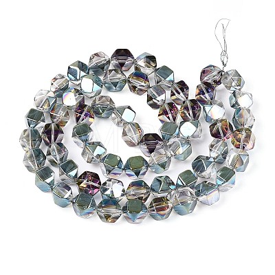 Electroplate Glass Beads Strands EGLA-T021-21H-1