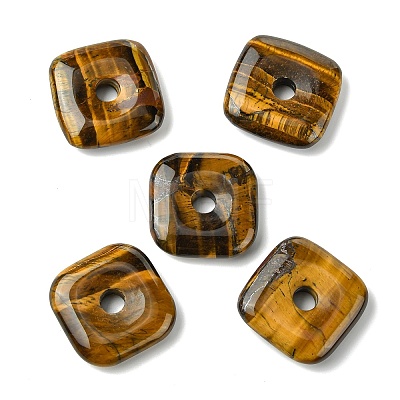 Natural Tiger Eye Pendants GG-D003-B02-04-1