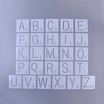 Plastic Drawing Stencil DIY-WH0156-78B-1