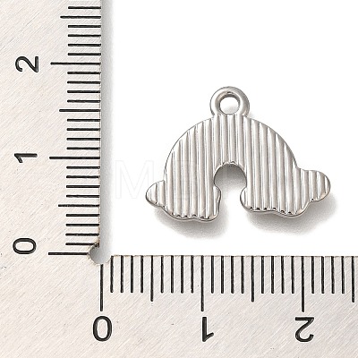 Anti-Tarnish 304 Stainless Steel Pendants STAS-P371-019P-1