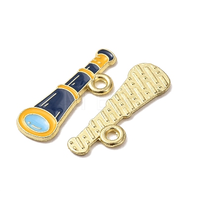 Ocean Alloy Enamel Pendants ENAM-B041-01G-1