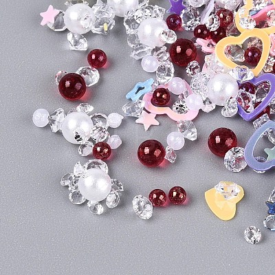 Plastic & Resin & Glass Shining Nail Art Glitter MRMJ-T080-13J-1