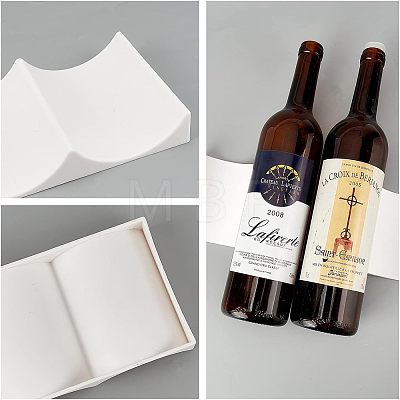 Plastic Wine Rack Display Mat Wine Holder Storage Organizer ODIS-WH0011-67-1