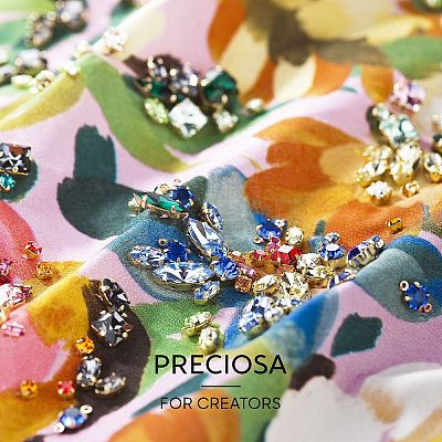 Preciosa® MAXIMA Crystal Sew-On Cups Y-PRC-SE6-00030-S-1