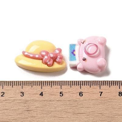 Opaque Cute Resin Decoden Cabochons RESI-B023-09-1