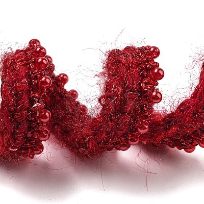 Polyester Crochet Lace Trim OCOR-Q058-25B-1