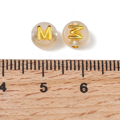 Luminous Transparent Acrylic Beads OACR-P037-01B-M-1