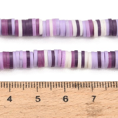 Handmade Polymer Clay Beads Strands PY-CBA21A8-01-1