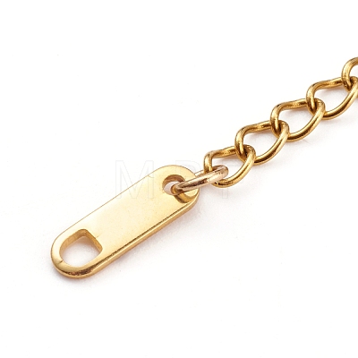 304 Stainless Steel Cable Chains Bracelets Making AJEW-JB00900-02-1