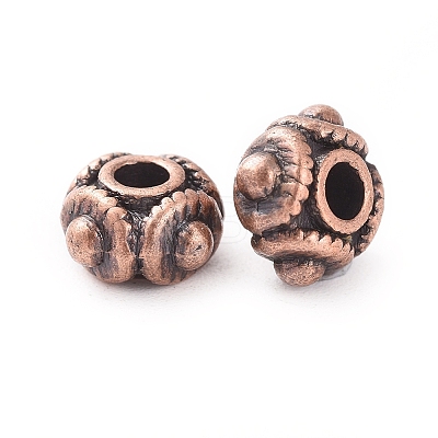 Tibetan Red Copper Metal Beads LS-RLF1244Y-1