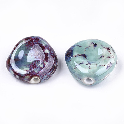 Handmade Porcelain Beads X-PORC-S498-41H-1
