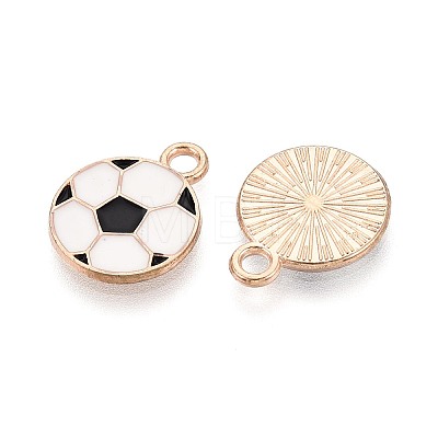 Alloy & Enamel Pendants ENAM-T021-71G-1