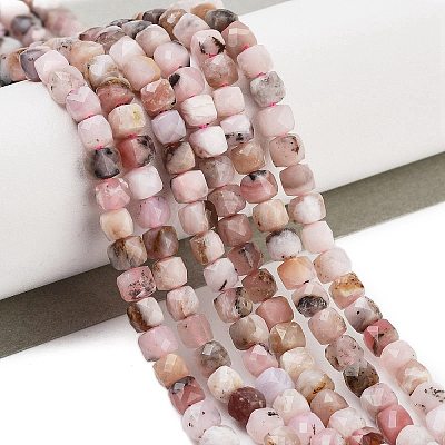 Natural Pink Opal Beads Strands G-H042-A44-02-1