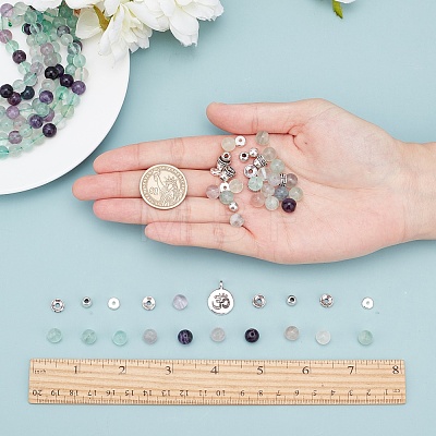 SUNNYCLUE DIY Wrap Style Buddhist Jewelry Bracelet Making Kits DIY-SC0014-29B-1