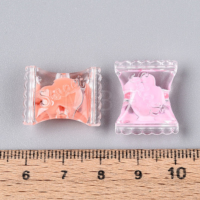Transparent Plastic Beads KY-T041-22-1