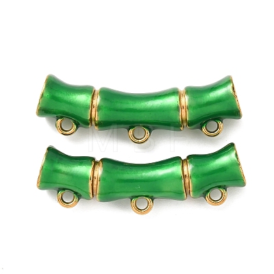 304 Stainless Steel Enamel Curved Bamboo Chandelier Component Links STAS-D263-17A-G-1