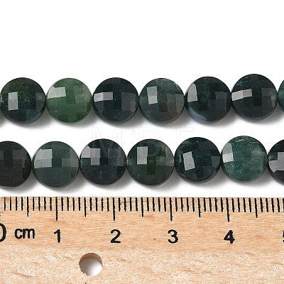 Natural Moss Agate Beads Strands G-C179-A53-03-1