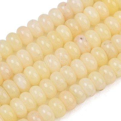 Dyed Natural White Jade Beads Strands G-G107-A45-01-1